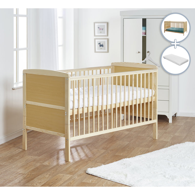 Harriet Bee Arden Cot Bed with Mattress & Reviews Wayfair.co.uk